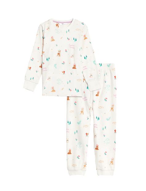 Buy Fleece Twinkle Twinkle Pyjamas (1-8 Yrs) at Marks & Spencer