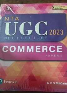 Nta Ugc Net/set/jrf: Paper Ii - Commerce |third Edition: Buy Nta Ugc ...