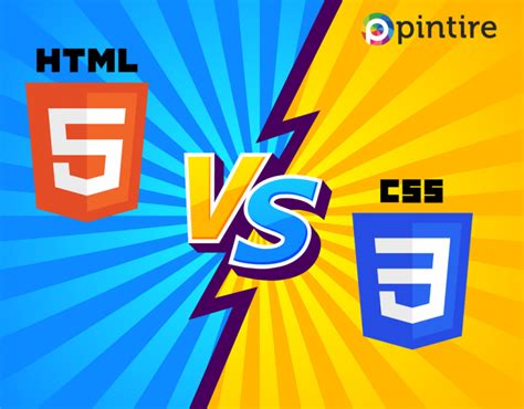 Difference between HTML & CSS - Pintire.com