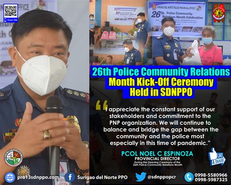 Kick-Off Ceremony Of 26th Police Community Relations Month Held - Radio ...