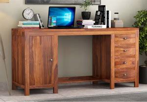 Friday Furniture Sheesham Writing/Study/Computer Table/Desk for Home ...