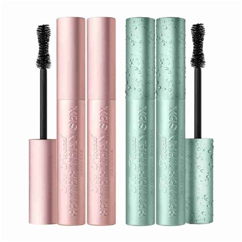 Too Faced Better Than Sex Mascara Original and Waterproof 4-Piece Set ...