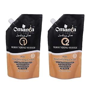 Oman'a Professional Hair Straightening & Neutralizing Cream – Rebonding ...