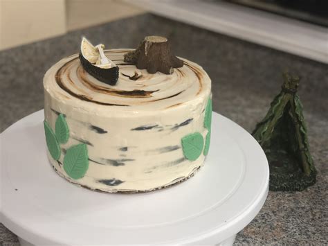 Image result for Birch Tree Cake Tutorial