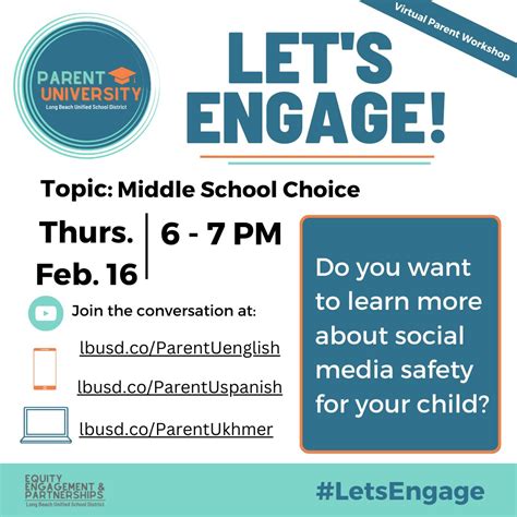 Long Beach Unified School District on LinkedIn: #letsengage #parentu # ...