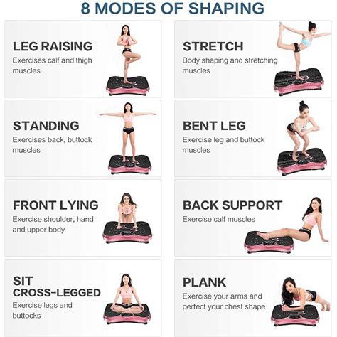 Pin by MMK on Exercise in 2025 | Vibration plate, Vibration plate exercises, Power plate workout