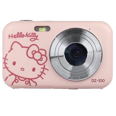 Yashica DZ-100 Hello Kitty Digital Camera, Pink - Castle Cameras