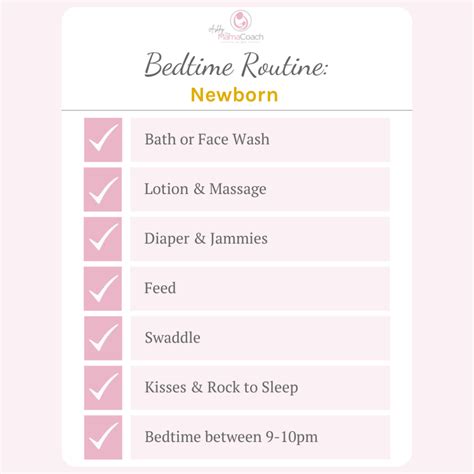 Newborn Bedtime Routine