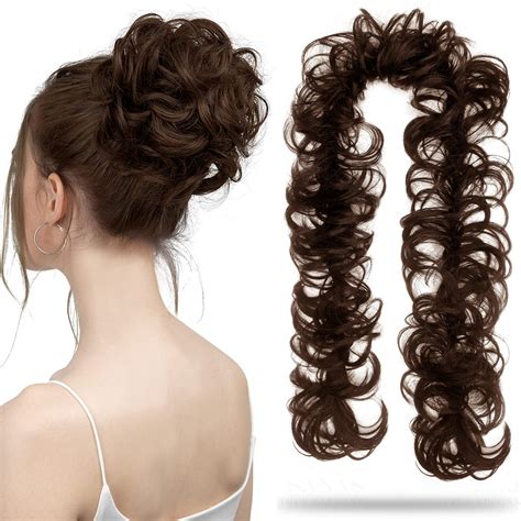 SANAS (1 Pc) Frill Hair Extension Blonde Hair Accessories for Women (1 ...