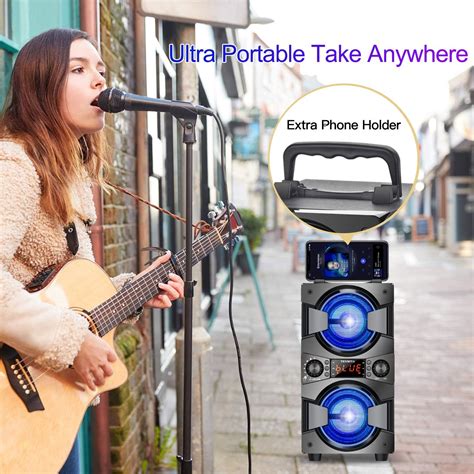 TENMIYA Portable 60W Bluetooth USB Speaker with Double India | Ubuy