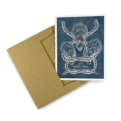 “The World is Yours” Oyster Greeting Card | Historic Jamestowne