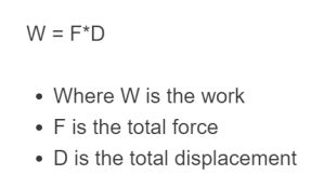 Image result for Work Calculation Formula