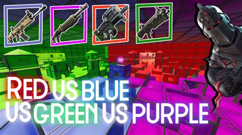 Red vs Blue vs Green vs Purple 🔴🔵🟢🟣 1860-2034-3877 by starrex ...