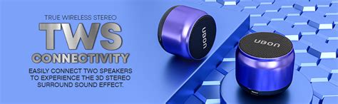 UBON 5W Bluetooth Speaker with TWS Function, Sound Boom SP-8035, Mini ...