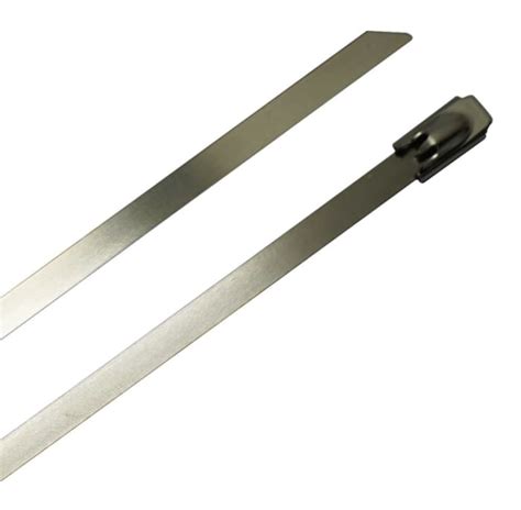 RS PRO | RS PRO Cable Tie, Ball Lock, 840 mm x 12 mm, Silver 316 ...