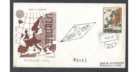 1967 - LOTTO/7908Z - SAN MARINO - EUROPA - FDC