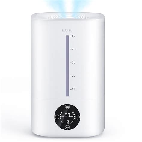 5L Humidifiers for Bedroom, 50H Runtime Humidifier for Large Room ...
