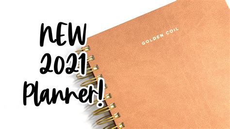*NEW PLANNER FOR 2021!* Golden Coil Planner + Flip through! - YouTube