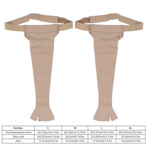 ZJchao Lymphedema Compression Arm Sleeve, Thumb India | Ubuy