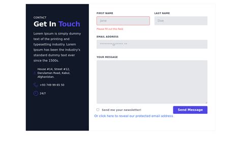 Image result for Contact Us Page Tutorial