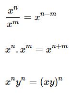 Important Formulas Exponents - for Year 11 PDF Download