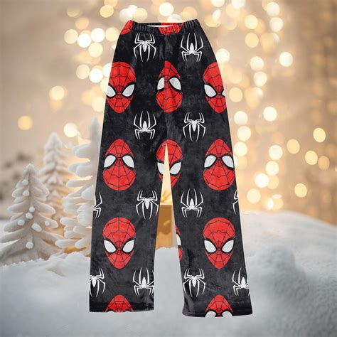 Spider-Man Pajama Pants for Women Girls Cute Cartoon Cat Spider Pjs ...