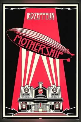 Led Zeppelin - Mothership Album Cover Matte Finish Poster Paper Print ...