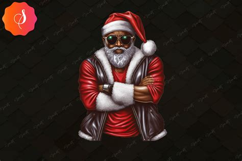 Black Santa Painting at Sharon Alexander blog