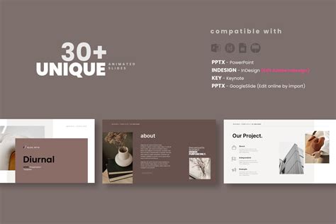 Minimalist PowerPoint Template - Creatiya