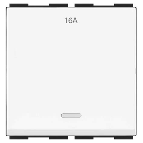 Buy GM Ziano 16AX 1 Way Switch With LED Indicator 2 Module AA 2 635 ...