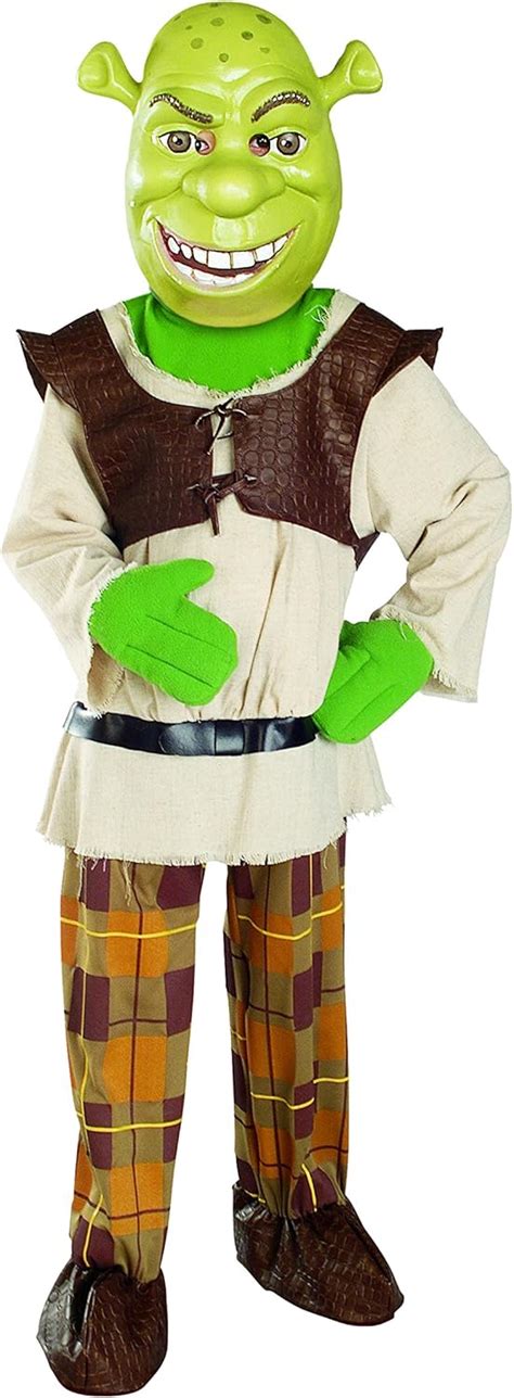 Rubies Shrek Childs Deluxe Costume And Mask, Shrek Costume India | Ubuy
