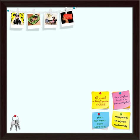 Buy ArtzFolio Whites Family Azure Colour Bulletin Board Notice Pin ...