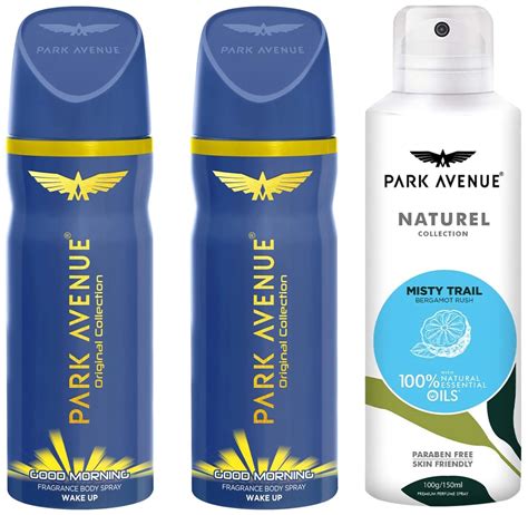 Buy Park Avenue Unisex Good Morning Combo Male Perfume Citrus, Fresh ...