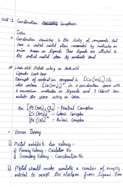 Practical Chemistry - Unit -1 Coor dinotien Gnbtg onlenen Intro ...