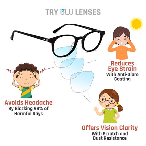 Buy Blue-Block Kids Computer Glasses: Black Yellow Full Rim Rectangle ...