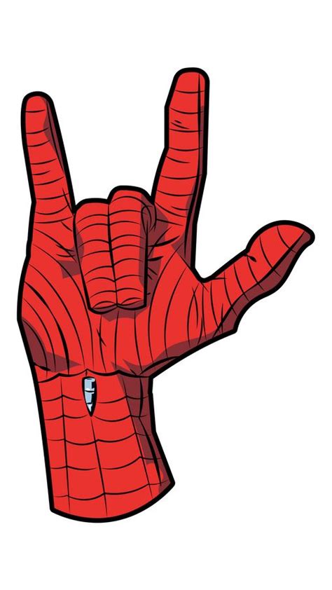 Spider-Man Thwip Sticker | Spiderman stickers, Spiderman hand, Spiderman