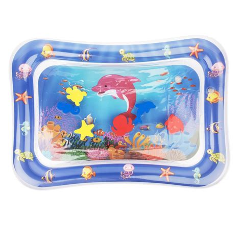 Buy BUMTUM Baby Water Play Mat Toy Inflatable Tummy Time Leak-Proof|Fun ...
