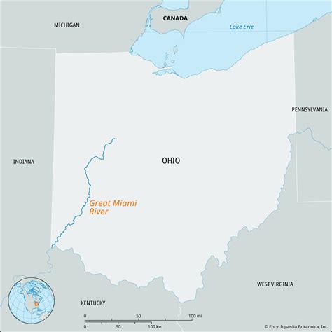 Great Miami River | Ohio, Map, & Facts | Britannica