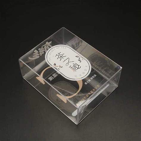 High Transparent PET RPET Plastic Packaging Boxes