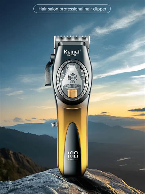 Kemei Trimmer Professional Hair Trimmer DLC Blade Haircut Machine 9000 ...