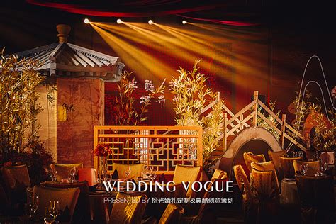 新中式婚礼舞台背景-包图网