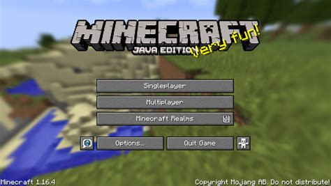 Minecraft Java Home Screen 的图像结果