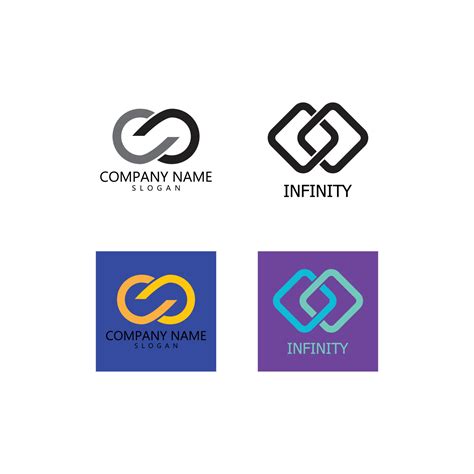 Infinity logo Vector 19035160 Vector Art at Vecteezy