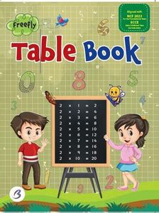 Freefly Table Book | Maths Book |Pre – School | Age Group 3 – 6 | NCF ...