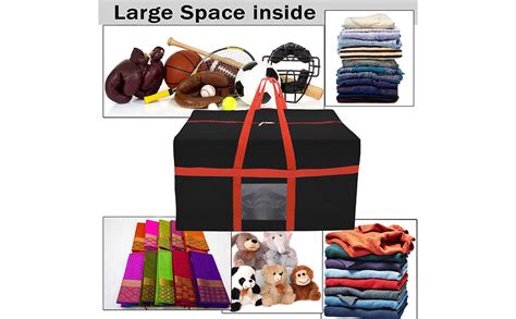 Storite Nylon Multi-Purpose 128 L Large Clothing Moisture Proof Storage ...