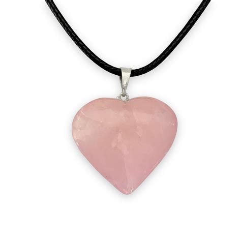 Rose Quartz Heart Necklace – Alternative Distribution
