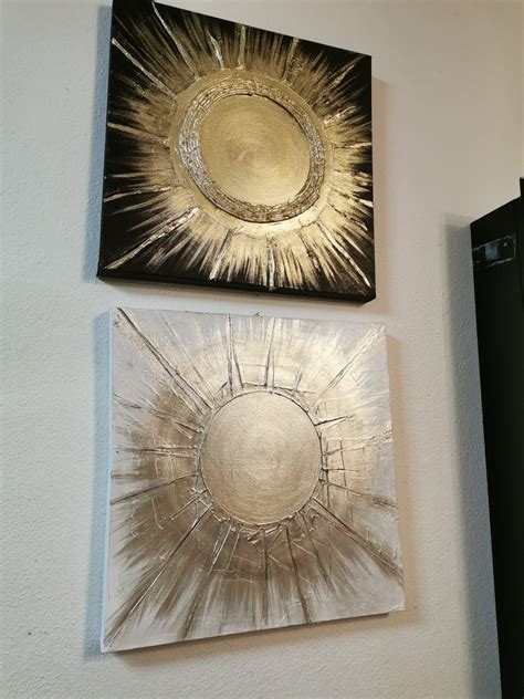 Acrylic Sun Paintings