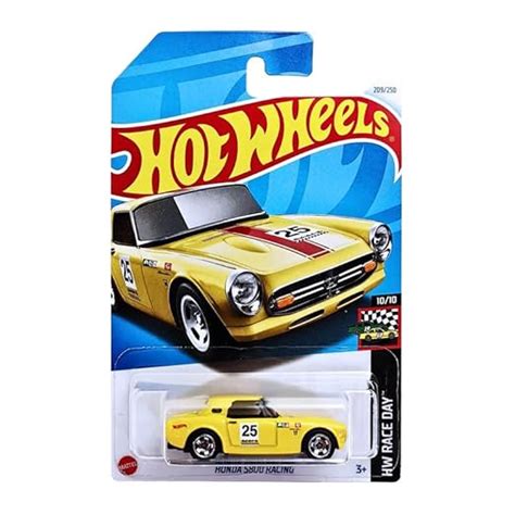 Hot Wheels 1:64 Scale Honda S800 Racing HW Race Day for Ages 3 and Up ...