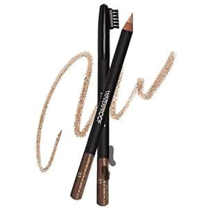 Buy Brown Eyebrow Pencil with Soft Brush 2-in-1 Brow Define Pencil and ...