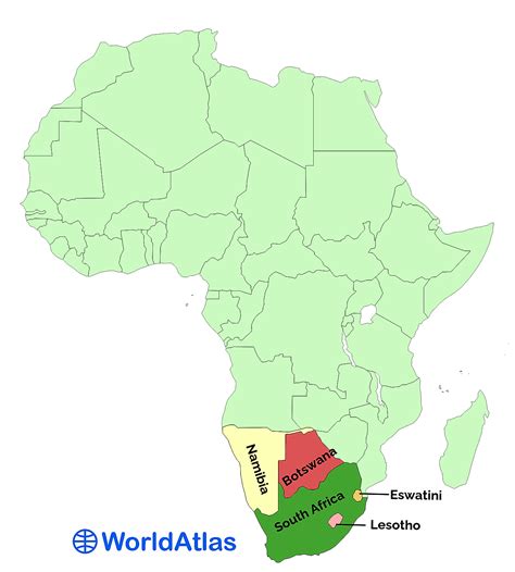 South African Religion Map - african country by religion